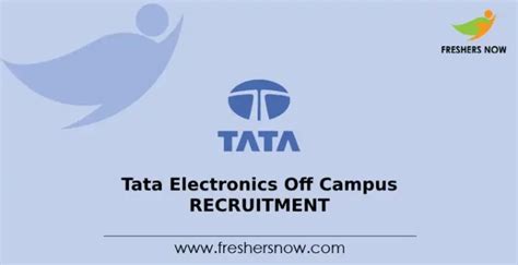 Tata Electronics Off Campus 2024 Recruitment Drive for Freshers.